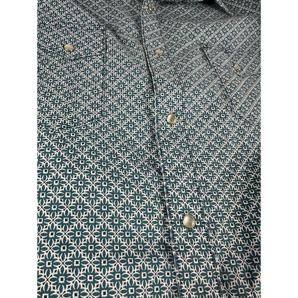Wrangler Wrancher XL Long Sleeve Shirt With Pearl Buttons - Picture 5 of 6